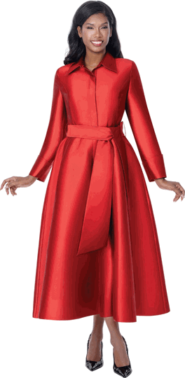 Dresses By Nubiano <br> (Fall 2026) <br> DN100311 <br> <br> Red <br> 8 10 12 14 16 18 <br> 16w 18w 20w 22w 24w 26w<br><br>1 Piece Dress