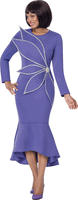 Dresses By Nubiano <br> (Fall 2026) <br> DN101071 <br> <br> Lavender <br> 8 10 12 14 16 18 <br> 16w 18w 20w 22w 24w 26w<br><br>1 Piece Dress