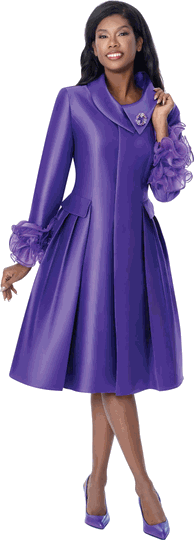 Dresses By Nubiano <br> (Fall 2026) <br> DN101081 <br> <br> Purple <br> 6 8 10 12 14 16 18 <br> 16w 18w 20w 22w 24w 26w<br><br>1 Piece Dress