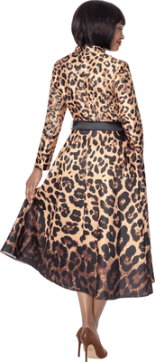 Dresses By Nubiano <br> (Fall 2026) <br> DN101101 <br> <br> Animal <br> 6 8 10 12 14 16 18 <br> 16w 18w 20w 22w 24w 26w<br><br>1 Piece Dress