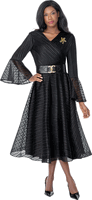 Dresses By Nubiano <br> (Fall 2026) <br> DN101191 <br> <br> Black <br> 8 10 12 14 16 18 <br> 16w 18w 20w 22w 24w 26w<br><br>1 Piece Dress