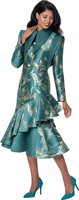 Dresses By Nubiano <br> (Fall 2026) <br> DN101241 <br> <br> Emerald <br> 8 10 12 14 16 18 <br> 16w 18w 20w 22w 24w 26w<br><br>1 Piece Dress