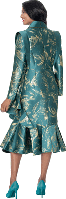 Dresses By Nubiano <br> (Fall 2026) <br> DN101241 <br> <br> Emerald <br> 8 10 12 14 16 18 <br> 16w 18w 20w 22w 24w 26w<br><br>1 Piece Dress