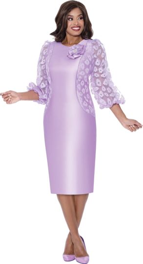 Dresses By Nubiano <br> (SALE) <br> DN100371 <br> <br> Lilac <br> 8 18 24w<br><br>