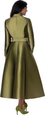 Dresses By Nubiano <br> (Spring 2026) <br> DN100311 <br> <br> Olive <br> 8 10 12 14 16 18 <br> 16w 18w 20w 22w 24w 26w<br><br>Twill