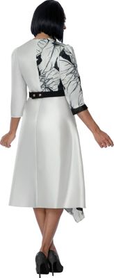 Dresses By Nubiano <br> (Spring 2026) <br> DN100861 <br> <br> Black/White <br> 8 10 12 14 16 18 <br> 16w 18w 20w 22w 24w 26w<br><br>Metallic