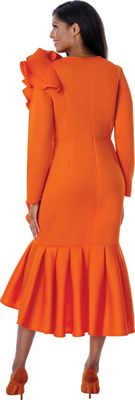 Dresses By Nubiano <br> (Spring 2026) <br> DN100881 <br> <br> Orange <br> 8 10 12 14 16 18 <br> 16w 18w 20w 22w 24w 26w<br><br>Scuba
