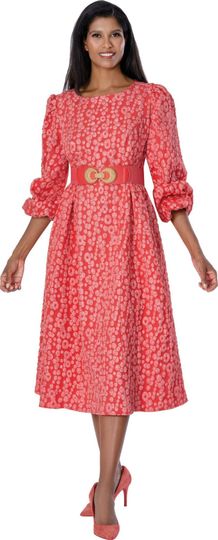 Dresses By Nubiano <br> (Spring 2026) <br> DN100901 <br> <br> Coral <br> 8 10 12 14 16 18 <br> 16w 18w 20w 22w 24w 26w<br><br>Novelty
