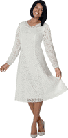 Dresses By Nubiano <br> (Spring 2026) <br> DN100921 <br> <br> White <br> 8 10 12 14 16 18 <br> 16w 18w 20w 22w 24w 26w<br><br>Lace