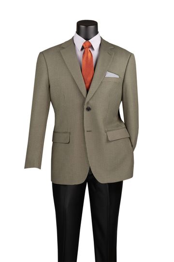 Prestige Couture <br> (Spring 2025) <br> VM-BM-HT <br> <br> Olive <br> <br><br>MODERN FIT SPORT COAT COLLECTION