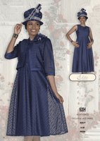 Elite Champagne <br> (Fall/Winter 2026) <br> EC6354 <br> <br> Navy <br> 8 10 12 14 16 <br> 18 20 22 24 26<br><br>Jacket/Dress<br>Exclusive Lace Fabric