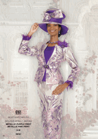 Elite Champagne <br> (Fall/Winter 2026) <br> EC6161 <br> <br> Metallic-Purple-Print  <br>  Metallic-Pink-Print <br> 8 10 12 14 16 <br> 18 20 22 24 26<br><br>Jacket/Skirt/Camisole<br>Exclusive Metallic Brocade