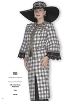 Elite Champagne <br> (Fall & Winter 2025) <br> EC6165 <br> <br> Off-white/Gold  <br>   Pink/Gold <br> 8 10 12 14 16 18 20 22 24 26<br><br>Jacket/Skirt/Camisole<br>Exclusive Knit Fabric