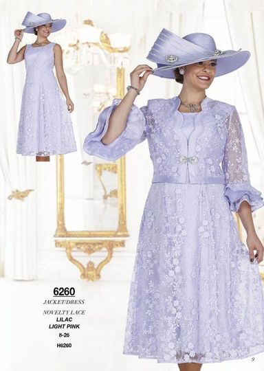 Elite Champagne <br> (Spring/Summer 2026) <br> EC6260 <br> <br> Lilac  <br>  Light-Pink <br> 8 10 12 14 16 18 20 22 24 26<br><br>Jacket/Dress<br>Novelty Lace