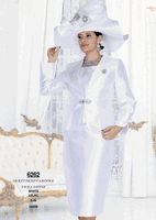 Elite Champagne <br> (Spring/Summer 2026) <br> EC6262 <br> <br> White  <br>  Lilac <br> 8 10 12 14 16 18 20 22 24 26<br><br>Jacket/Skirt/Camisole<br>Twill Satine