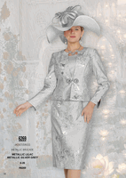 Elite Champagne <br> (Fall/Winter 2026) <br> EC6269 <br> <br> Metallic-Lilac  <br>  Metallic-Silver-Grey <br> 8 10 12 14 16 <br> 18 20 22 24 26<br><br>Jacket/Dress<br>Metallic Brocade