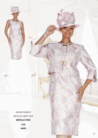 Elite Champagne <br> (Spring/Summer 2026) <br> EC6452 <br> <br> Metallic-Pink <br> 8 10 12 14 16 18 20 22 24 26<br><br>Jacket/Dress<br>Metallic Brocade