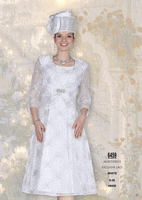 Elite Champagne <br> (Fall/Winter 2026) <br> EC6459 <br> <br> White <br> 8 10 12 14 16 <br> 18 20 22 24 26<br><br>Jacket/Dress<br>Exclusive Lace