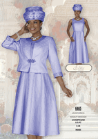 Elite Champagne <br> (Fall/Winter 2026) <br> EC6465 <br> <br> Champagne  <br>  Lilac <br> 8 10 12 14 16 <br> 18 20 22 24 26<br><br>Jacket/Dress<br>Novelty Brocade