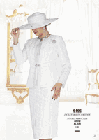 Elite Champagne <br> (Spring/Summer 2026) <br> EC6466 <br> <br> White  <br>  Black <br> 8 10 12 14 16 18 20 22 24 26<br><br>Jacket/Skirt/Camisole<br>Novelty Brocade