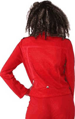 ForHer <br> (2025) <br> FH82022 <br> <br> Red <br> S M L XL 1x 2x<BR><BR>Suede Moto Jacket with Allover Diamonds ForHer <br> (2025) <br> FH82022 <br> <br> Red <br> S M L XL 1x 2x<BR><BR>Suede Moto Jacket with Allover Diamonds