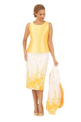 Giovanna <br> (2026) <br> GVG1154 <br> <br> Gold <br> 8 10 12 14 16 18 <br> 14w 16w 18w 20w 22w 24w <br><br>3pc Floral Print Brocade Peplum Jacket Skirt Suit Giovanna <br> (2026) <br> GVG1154 <br> <br> Gold <br> 8 10 12 14 16 18 <br> 14w 16w 18w 20w 22w 24w <br><br>3pc Floral Print Brocade Peplum Jacket Skirt Suit