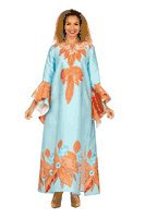 Giovanna <br> (2025) <br> GVDP2442 <br> <br> Blue/Orange <br> S M L XL 1x 2x 3x<br><br>