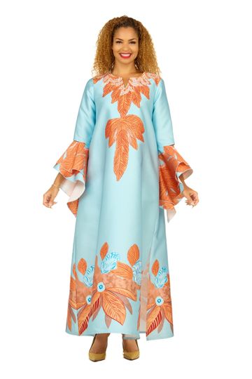 Giovanna <br> (2025) <br> GVDP2442 <br> <br> Blue/Orange <br> S M L XL 1x 2x 3x<br><br>
