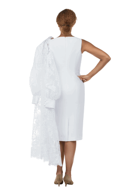 Giovanna <br> (2026) <br> GVD1694-Wh <br> <br> White <br> 8 10 12 14 16 18<br>16w 18w 20w 22w 24w 26w 28w<br><br>2 Piece Midi Dress w/ Sheer Lace Overlay Jacket Giovanna <br> (2026) <br> GVD1694-Wh <br> <br> White <br> 8 10 12 14 16 18<br>16w 18w 20w 22w 24w 26w 28w<br><br>2 Piece Midi Dress w/ Sheer Lace Overlay Jacket