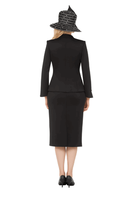 Giovanna <br> (2026) <br> GVG1356 <br> <br> Black/White <br> 8 10 12 14 16 18 20<br><br>Black & White Crystal Zigzag Premium Scuba 2pc Suit
