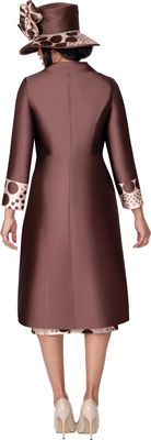 GMI Fancies <br> (Fall 2025) <br> G400682 <br> <br> Brown <br> 8 10 12 14 16 18 <br> 16w 18w 20w 22w 24w<br>  26w 28w 30w <br><br> 2 Piece Skirt Suit - Twill