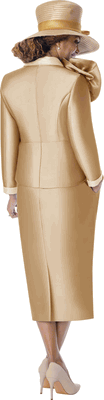 GMI Fancies <br> (Fall 2026) <br> G402072 <br> <br> Champagne <br> 8 10 12 14 16 18 <br>  16w 18w 20w 22w<br>  24w 26w 28w 30w <br><br> 2 Piece Skirt Suit