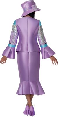 GMI Fancies <br> (Spring 2026) <br> G401822 <br> <br> Multi <br> 8 10 12 14 16 18 <br>  16w 18w 20w 22w<br>  24w 26w 28w 30w <br><br> 2 Piece Skirt Suit