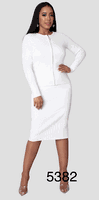 Kayla <br> (2025) <br> KA5382 <br> <br> White <br> 6 8 10 12 14 16 18 20 22 24<BR><BR>A chic knit skirt suit that blends modern structure with sparkle. Designed with a zip-front jacket and rhinestone detailing at the shoulders and hem. Kayla <br> (2025) <br> KA5382 <br> <br> White <br> 6 8 10 12 14 16 18 20 22 24<BR><BR>A chic knit skirt suit that blends modern structure with sparkle. Designed with a zip-front jacket and rhinestone detailing at the shoulders and hem.