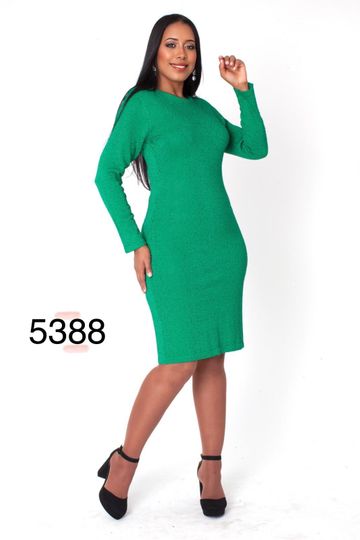 Kayla <br> (2026) <br> KA5388 <br> <br> Emerald <br> 6 8 10 12 14 16 18 20 22 24<BR><BR>Sparkle Knit Dress