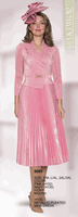 Lily & Taylor <br> (Volume 134) <br> LT5091 <br> <br> Pink  <br>  Navy  <br>  Ivory  <br>  Mocha <br> S/M L/XL 2XL/3XL<BR><BR>Foil Metallic Pleated Maxi Dress