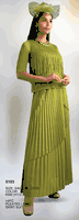 Lily & Taylor <br> (Fall/Holiday 2025 Vol. 132) <br> LT5103 <br> <br> Kiwi <br> S/M L/XL 2X/3X<BR><BR>2 Piece Pleated Long Skirt Suit