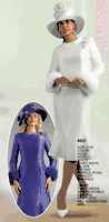 Lily & Taylor <br> (Fall/Holiday 2025 Vol. 132) <br> LT4821 <br> <br> Gold  <br>  Navy  <br>  White  <br>  Ivory  <br>  Silver  <br>  Orchid  <br>  Purple  <br>  Apricot  <br>  Emerald <br> 4 6 8 10 12 14 16 <br> 18 20 22 24<BR><BR>Silky Twill Dress w/Removable Genuine Fox Cuffs & Rhinestone Brooch