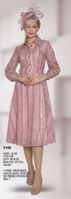 Lily & Taylor <br> (Volume 133) <br> LT5108 <br> <br> Off-White   <br>  Mauve     <br>  Sage <br> 8 10 12 14 16 18 20<BR><BR>Fine Organza Jacquard Dress w/ Removable Belt