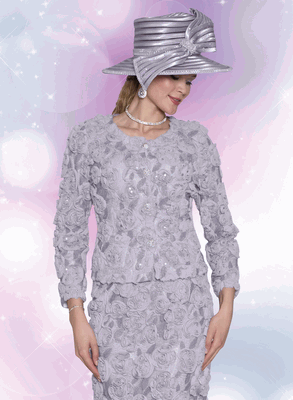 Lily & Taylor <br> (Volume 134) <br> LT5145 <br> <br> Lilac <br> White <br> Black <br> 4 6 8 10 12 14<br> 16 18 20 22 24<BR><BR>3 Pc Mesh Lace Skirt Suit Adorned w/Allover Rosettes w/Rhinestones Lily & Taylor <br> (Volume 134) <br> LT5145 <br> <br> Lilac <br> White <br> Black <br> 4 6 8 10 12 14<br> 16 18 20 22 24<BR><BR>3 Pc Mesh Lace Skirt Suit Adorned w/Allover Rosettes w/Rhinestones