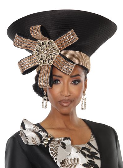 Lisa Rene Hats <br> (Fall 2025) <br> HAT<br>LR-HJ0229 <br> <br> Black