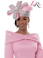 Lisa Rene Hats <br> (Spring/Summer 2026) <br> HAT<br>LR-H3373-PI <br> <br> PINK