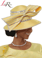 Lisa Rene Hats <br> (Spring/Summer 2026) <br> HAT<br>LR-H3380-CA <br> <br> CANARY