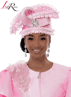 Lisa Rene Hats <br> (Spring/Summer 2026) <br> HAT<br>LR-H3385 <br> <br> PINK