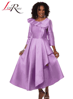 Lisa Rene <br> (Spring/Summer 2026) <br> LR3380-LA <br> <br>  LAVENDER <br> 10 12 14 16 18 20 22 24<br> <br> Dress <br> Virtual Silk Look Fabric With Rhinestone Trims