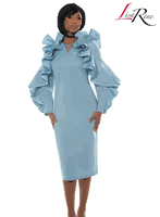 Lisa Rene <br> (Spring/Summer 2026) <br> LR3387-SK <br> <br> SKY-BLUE <br> 4 6 8 10 12 14 16 18 20<br> <br> Dress <br> Poly/Spandex Fabric With Rhinestone Trims
