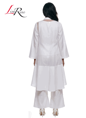Lisa Rene <br> (Spring/Summer 2026) <br> LR3393 <br> <br> BLACK <br> S M L XL 1x 2x<br> <br> 3Pc. Jacket, Cami & Pant Set <br> Linen
