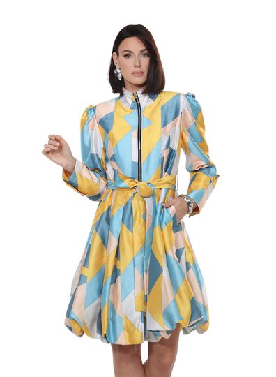 Love The Queen <br> (Fall/Holiday 2025) <br> LTQ17588 <br> <br> MULTI <br> S M L XL 1X 2X<BR><BR>Dress