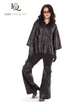 Love The Queen <br> (Fall/Holiday 2025) <br> LTQ17621 <br> <br> BLACK <br> S M L XL 1X 2X<BR><BR>2pc. Jacket & Pant Set