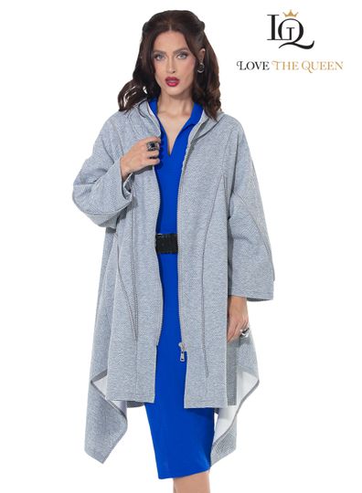 Love The Queen <br> (Fall/Holiday 2025) <br> LTQ17624 <br> <br> SILVER <br> S M L XL 1X 2X<BR><BR>Tunic